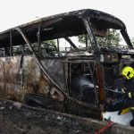 Gas leak behind fatal bus fire