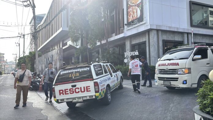 Woman Falls from Pattaya Hotel