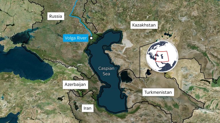 Causes Behind the Shrinking Caspian Sea