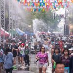 Songkran water splash to another level