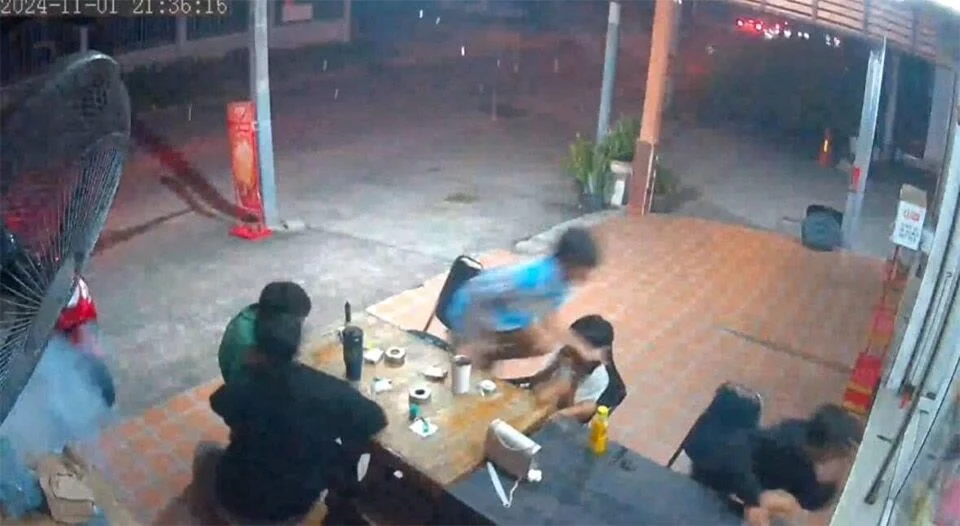 knife attack in Pattaya