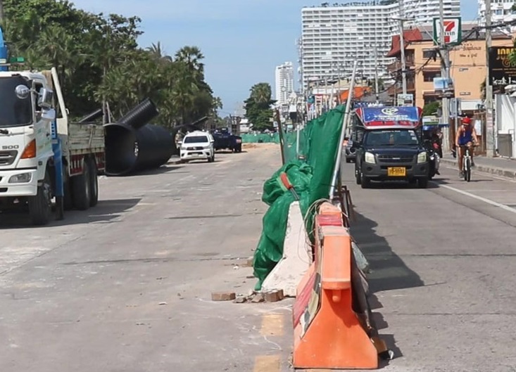 Increasing accidents on Jomtien Beach One-Way Road