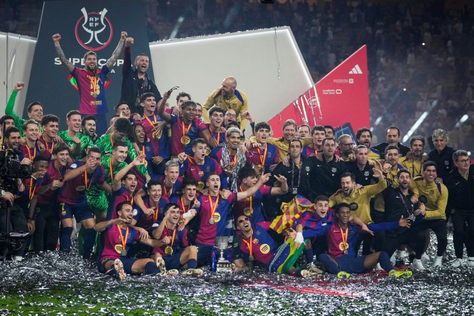 Barcelona Stuns Real Madrid 5-2 to Win Spanish Super Cup