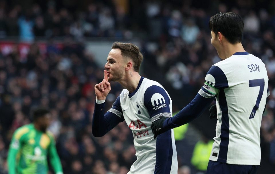 James Maddison "Shushes" Roy Keane After Scoring Winner for Spurs